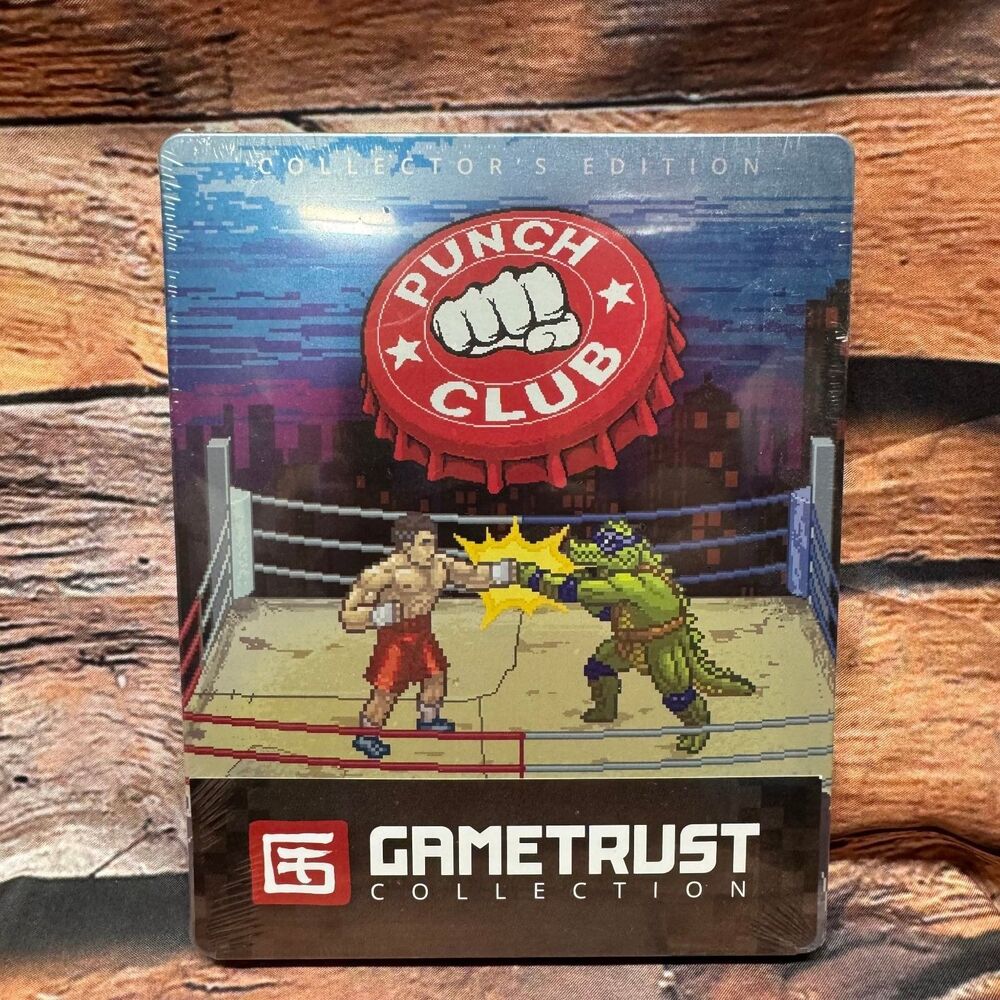 Punch Club Collector Edition PC SteelBook GameTrust IndieBox New Sealed Boxing